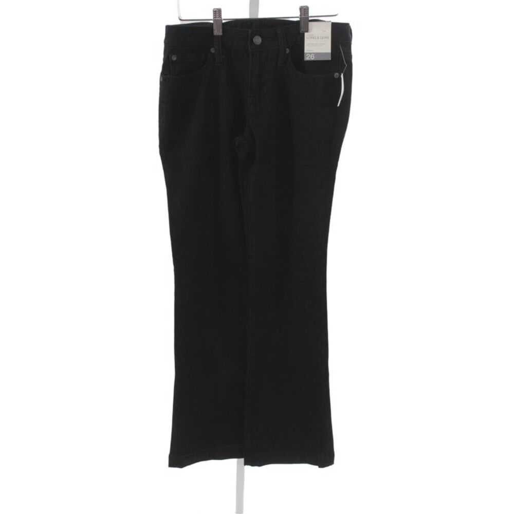 Gap Womens Bootcut Jeans Black Low Rise Size 26